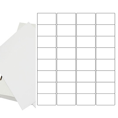 100 x A4 Sheets of Printer Address Labels - 32 Per Sheet (49x30mm)
